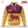 [NEW] Personalized AFL Brisbane Lions Away Kits 2023 Hoodie Sweatshirt 3D