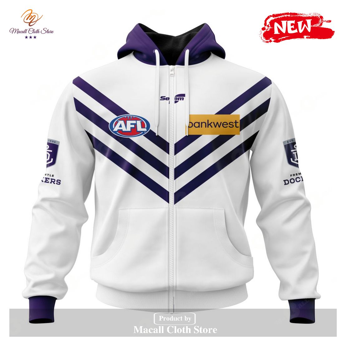 [NEW] Personalized AFL Fremantle Dockers Clash Kits 2023 Hoodie Sweatshirt 3D