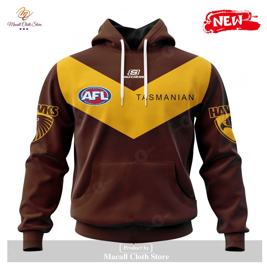 [NEW] Personalized AFL Hawthorn Football Club Clash Kits 2023 Hoodie Sweatshirt 3D