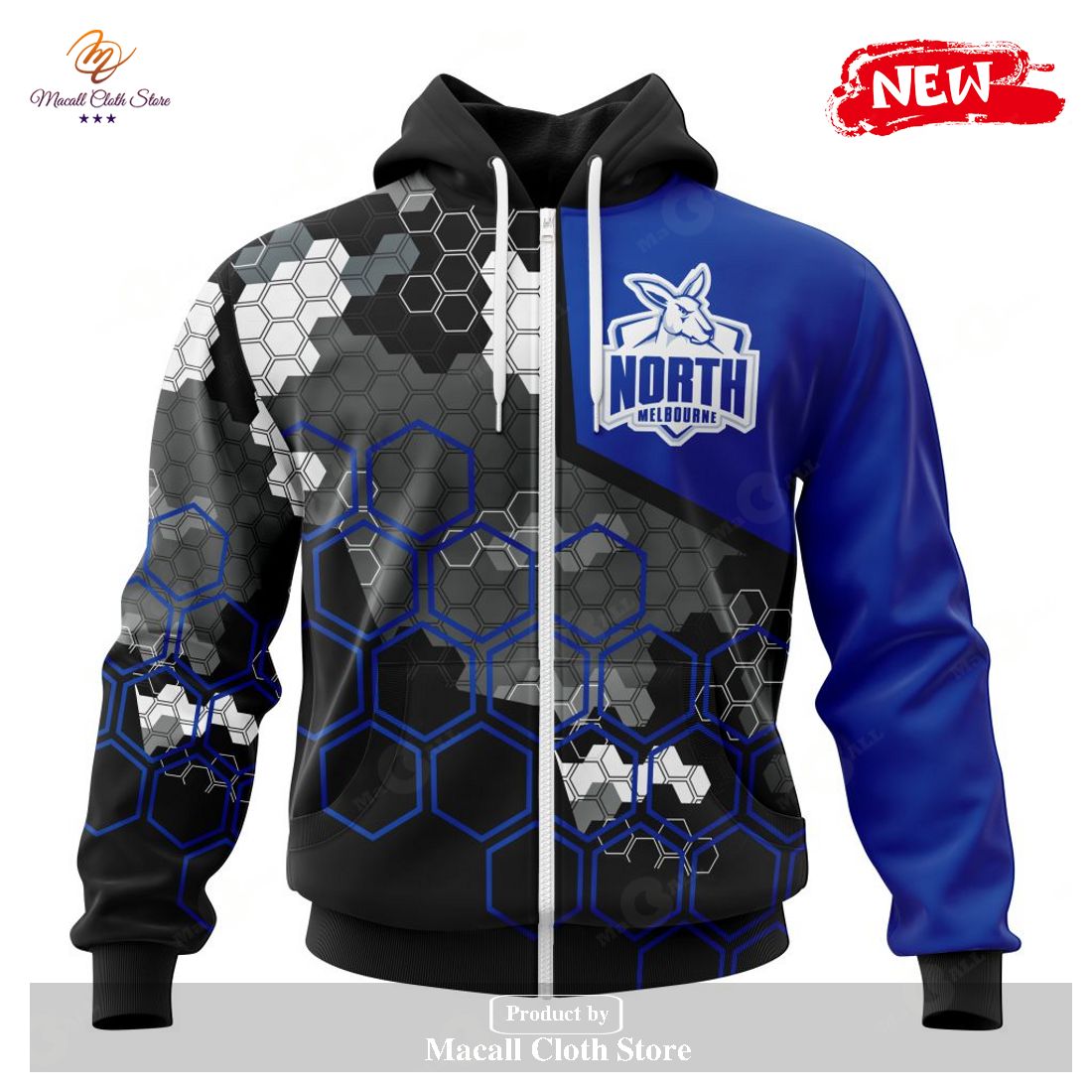 [NEW] Personalized AFL North Melbourne Football Club Special Motocross Concept Hoodie Sweatshirt 3D