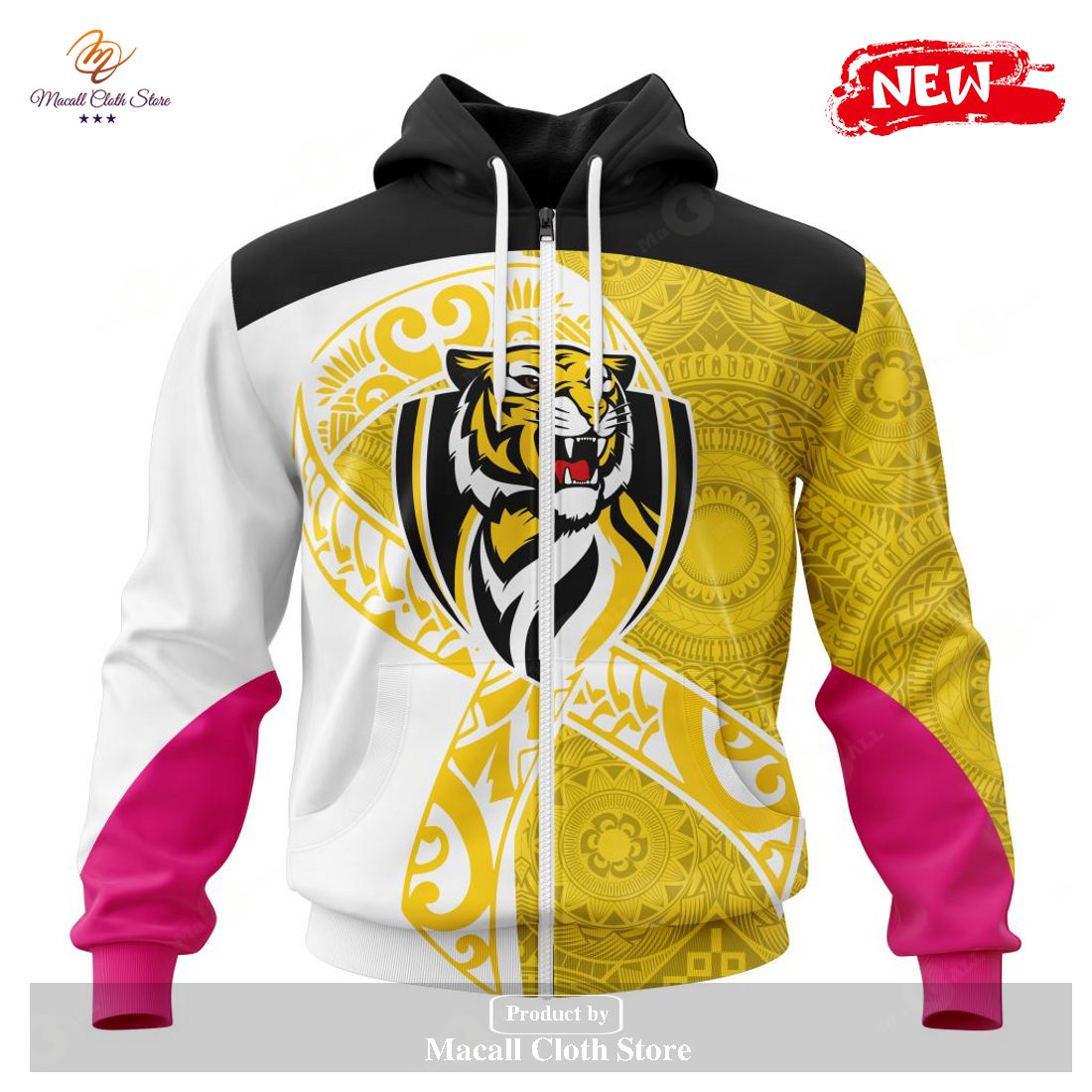[NEW] Personalized AFL Richmond – Specialized Kits Samoa Fight Cancer Hoodie Sweatshirt 3D