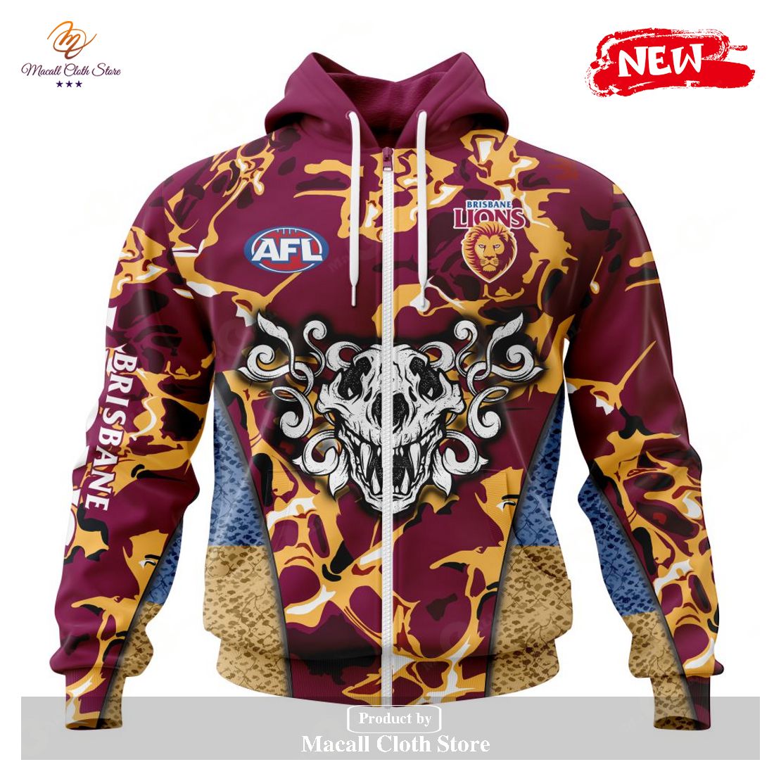 [NEW] Personalized AFL Brisbane Lions – Specialized Design Wih Morden Art Syle Hoodie Sweatshirt 3D