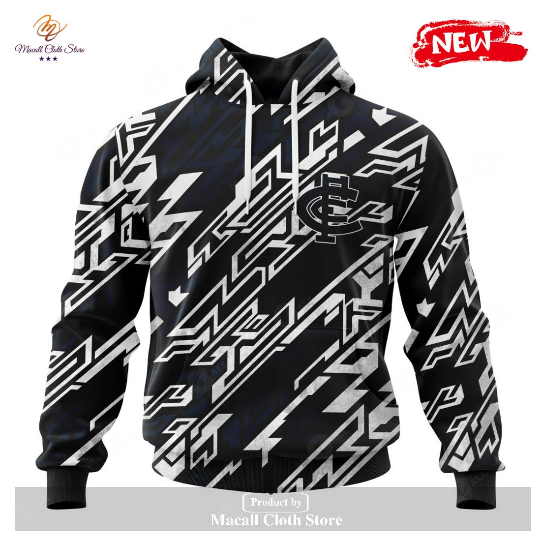 [NEW] Personalized AFL Carlton Football Club – Specialized Hot Design Wih Morden Art Syle Hoodie Sweatshirt 3D
