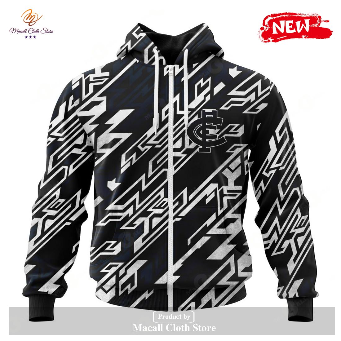 [NEW] Personalized AFL Carlton Football Club – Specialized Hot Design Wih Morden Art Syle Hoodie Sweatshirt 3D