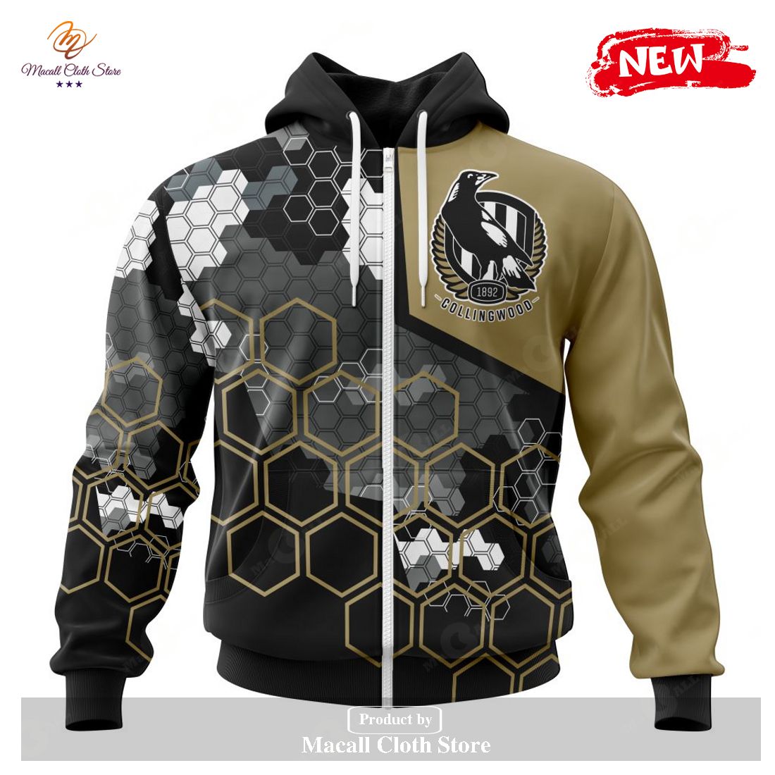 [NEW] Personalized AFL Collingwood Football Club Special Motocross Concept Hoodie Sweatshirt 3D