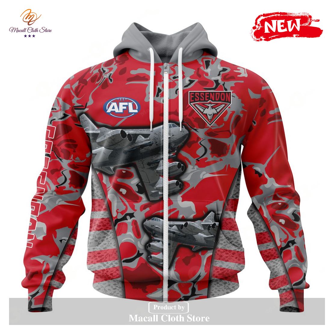 [NEW] Personalized AFL Essendon Football Club – Specialized Design Wih Morden Art Design Hoodie Sweatshirt 3D