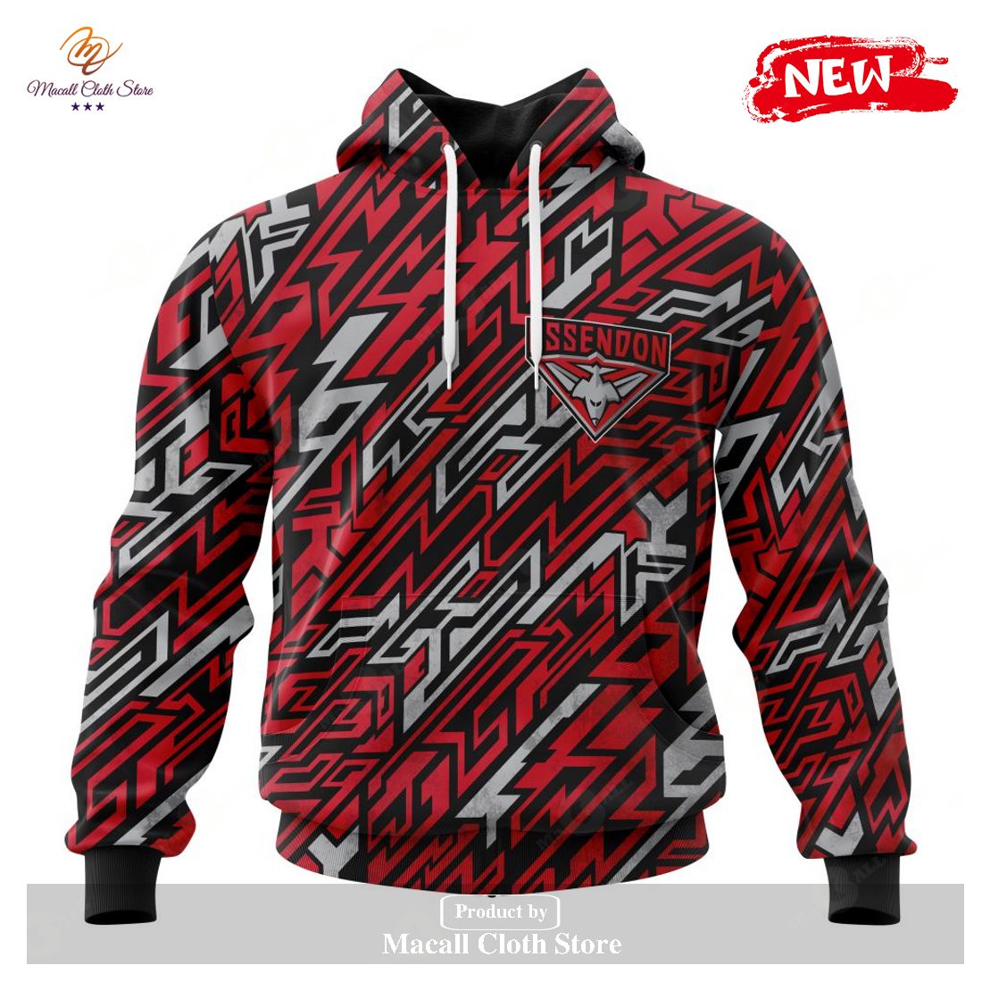 [NEW] Personalized AFL Essendon Football Club – Specialized Design Wih Morden Art Style Hoodie Sweatshirt 3D
