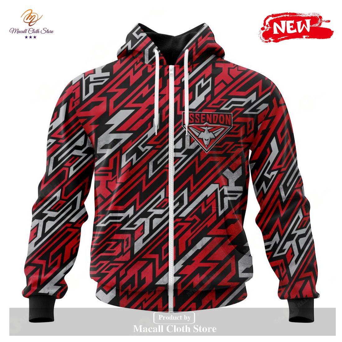 [NEW] Personalized AFL Essendon Football Club – Specialized Design Wih Morden Art Style Hoodie Sweatshirt 3D