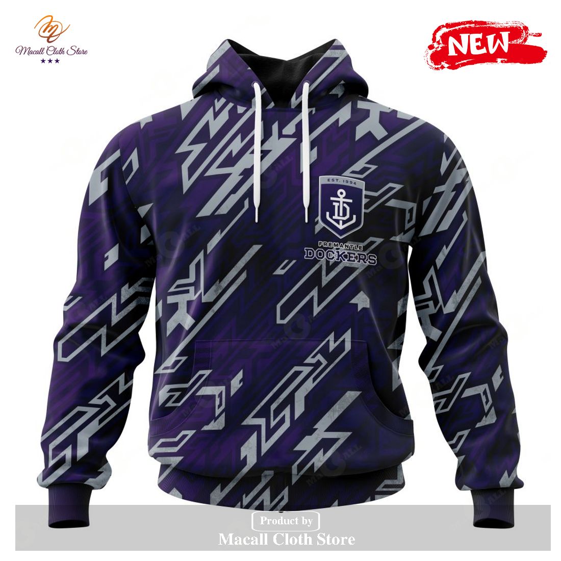 [NEW] Personalized AFL Fremantle Dockers – Specialized Design Wih Morden Art Style Hoodie Sweatshirt 3D