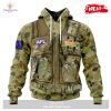 [NEW] Personalized AFL Gold Coast Suns Special Camo Fishing Hoodie Sweatshirt 3D