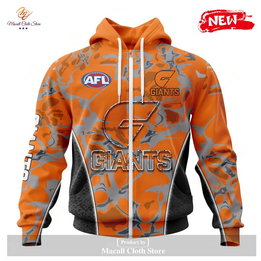 [NEW] Personalized AFL Greater Western Sydney Giants – Specialized Design Wih Morden Art Design Hoodie Sweatshirt 3D