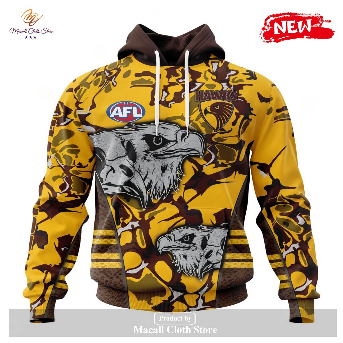 [NEW] Personalized AFL Hawthorn Football Club – Specialized Design Wih Morden Art Design Hoodie Sweatshirt 3D