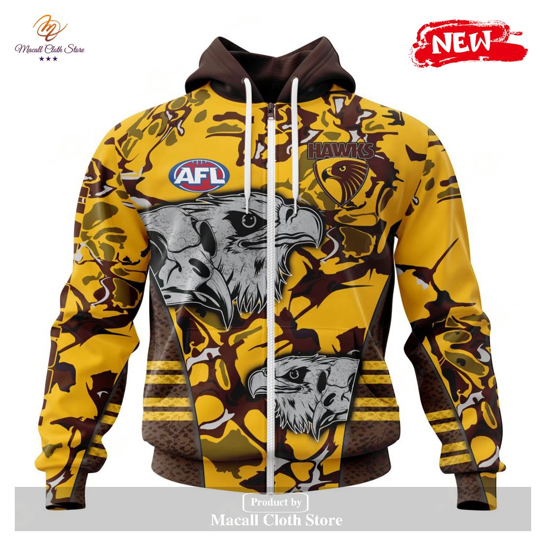 [NEW] Personalized AFL Hawthorn Football Club – Specialized Design Wih Morden Art Design Hoodie Sweatshirt 3D