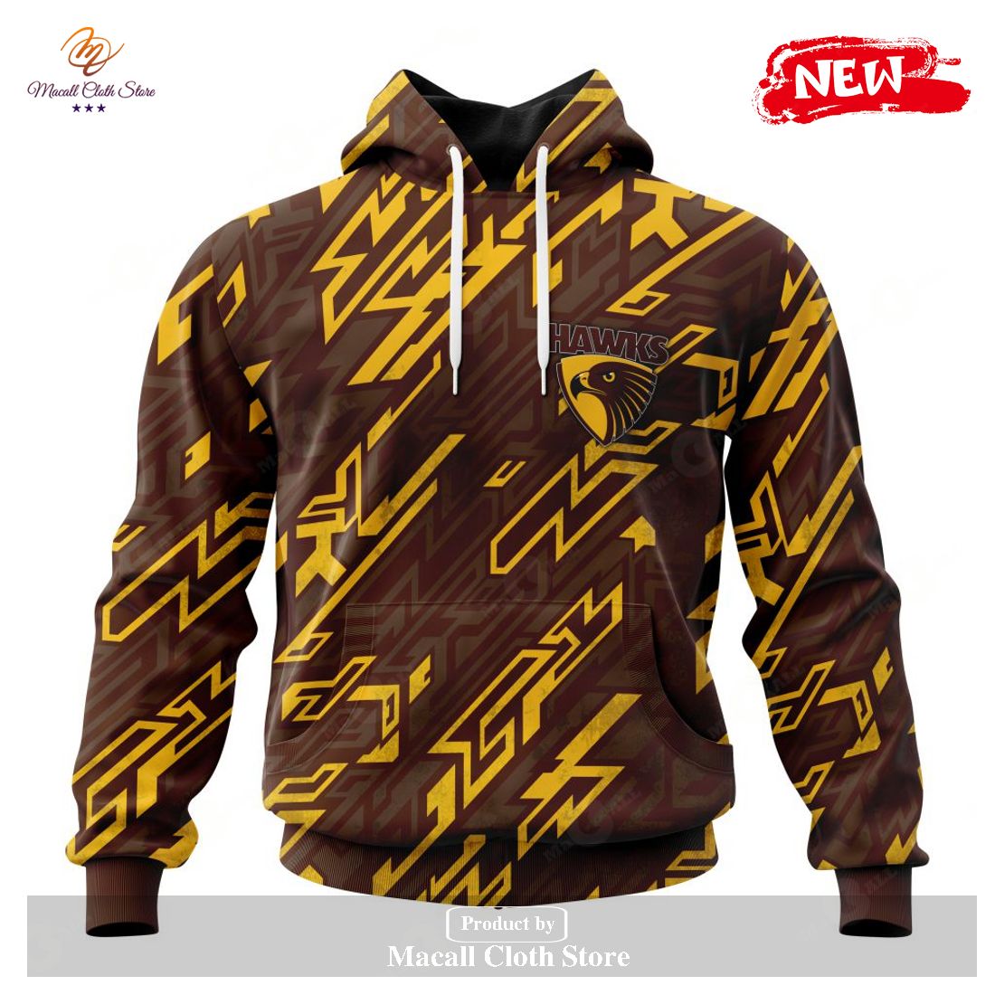 [NEW] Personalized AFL Hawthorn Football Club – Specialized Design Wih Morden Art Style Hoodie Sweatshirt 3D
