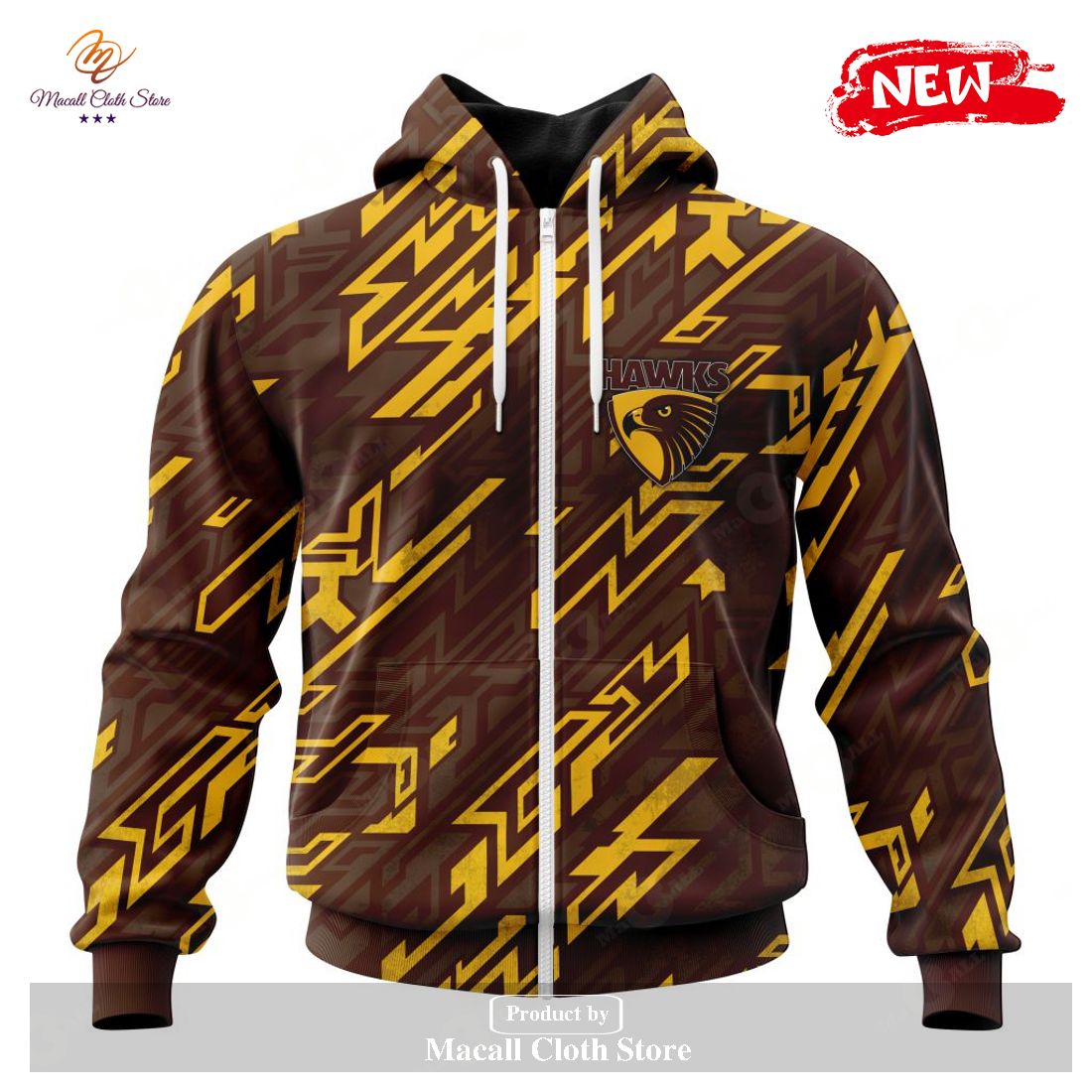 [NEW] Personalized AFL Hawthorn Football Club – Specialized Design Wih Morden Art Style Hoodie Sweatshirt 3D
