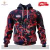 [NEW] Personalized AFL Hawthorn Football Club Special Military Camo Hoodie Sweatshirt 3D