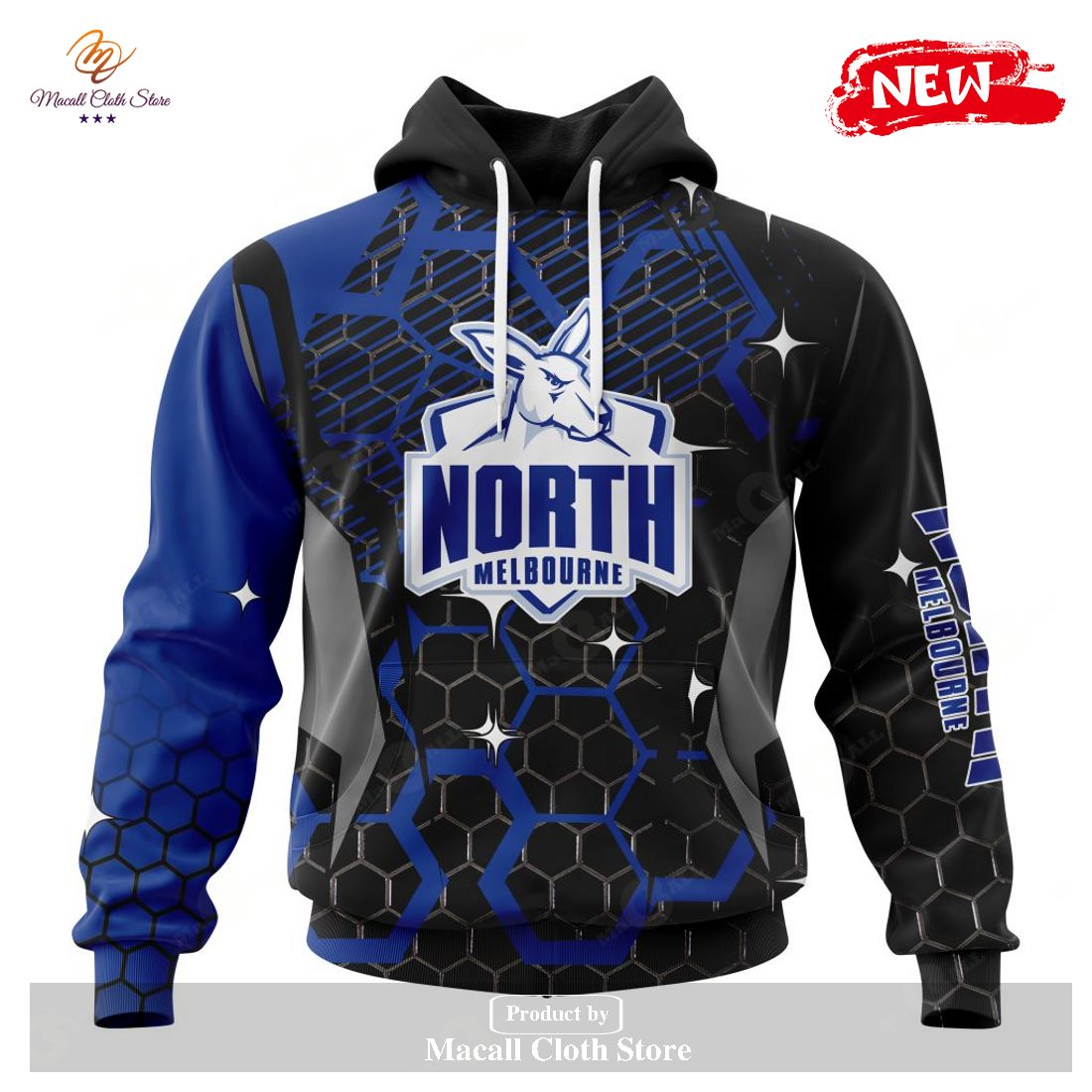 [NEW] Personalized AFL North Melbourne Football Club – Specialized Design With MotoCross Syle Hoodie Sweatshirt 3D