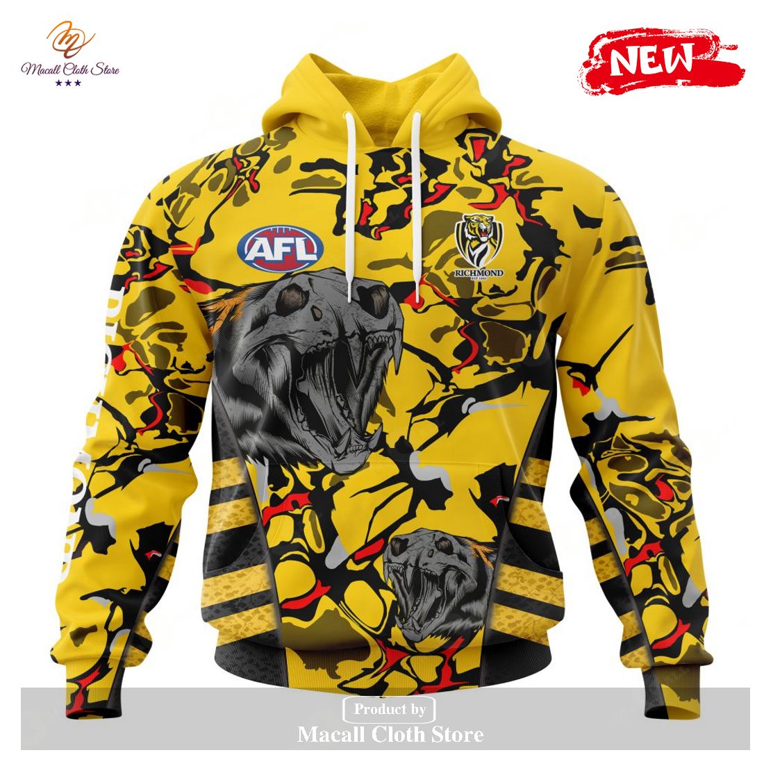 [NEW] Personalized AFL Richmond – Specialized Design Wih Morden Art Design Hoodie Sweatshirt 3D