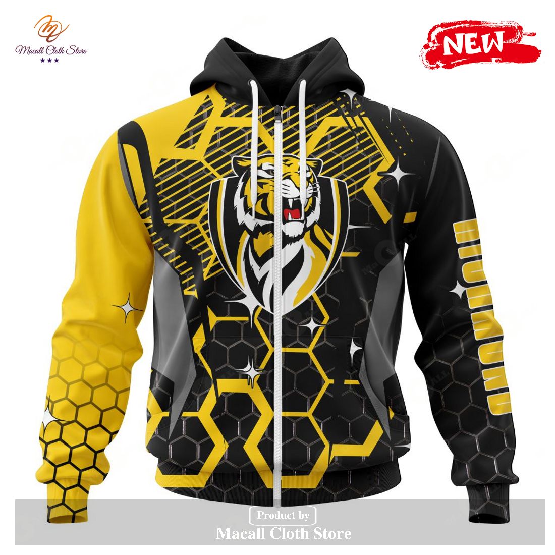 [NEW] Personalized AFL Richmond – Specialized Design With MotoCross Syle Hoodie Sweatshirt 3D