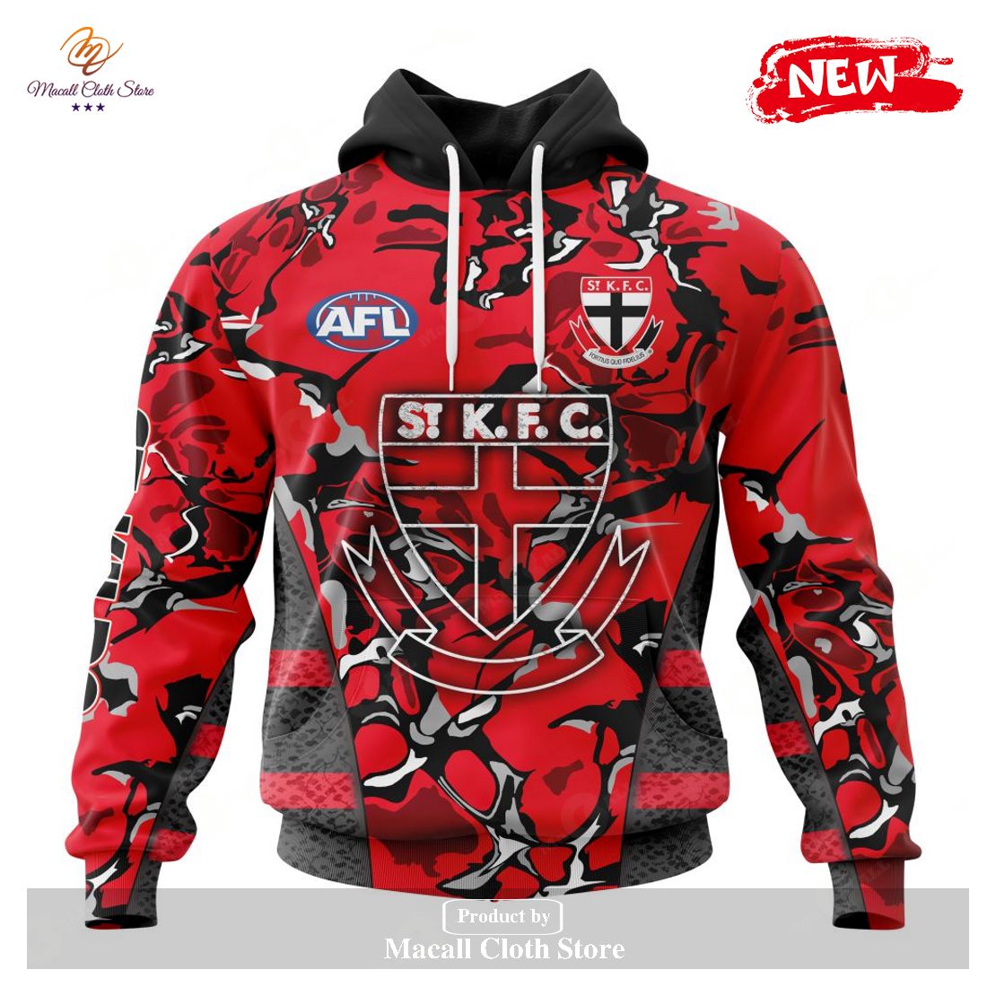 [NEW] Personalized AFL St Kilda Football Club – Specialized Design Wih Morden Art Design Hoodie Sweatshirt 3D
