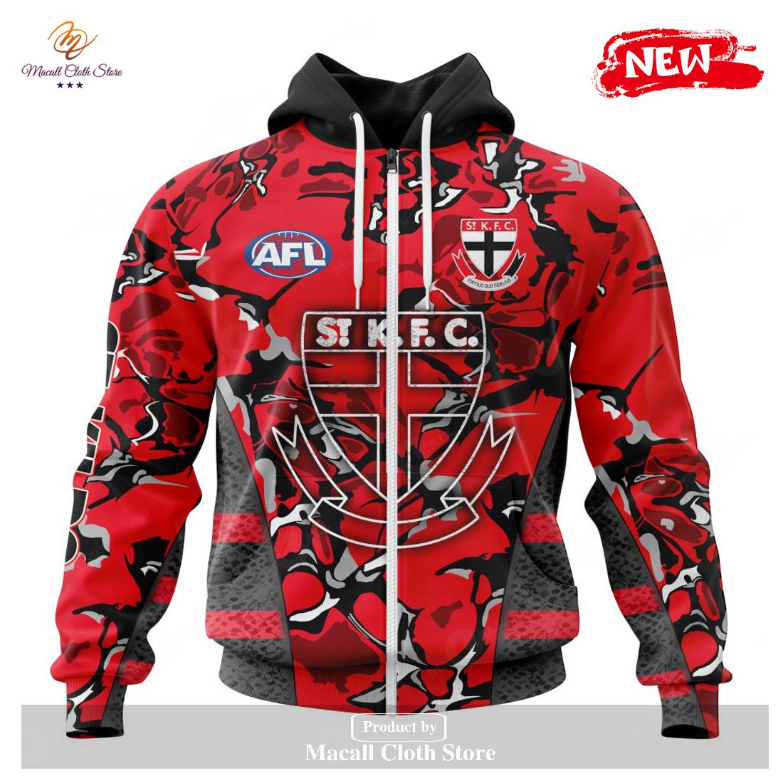 [NEW] Personalized AFL St Kilda Football Club – Specialized Design Wih Morden Art Design Hoodie Sweatshirt 3D
