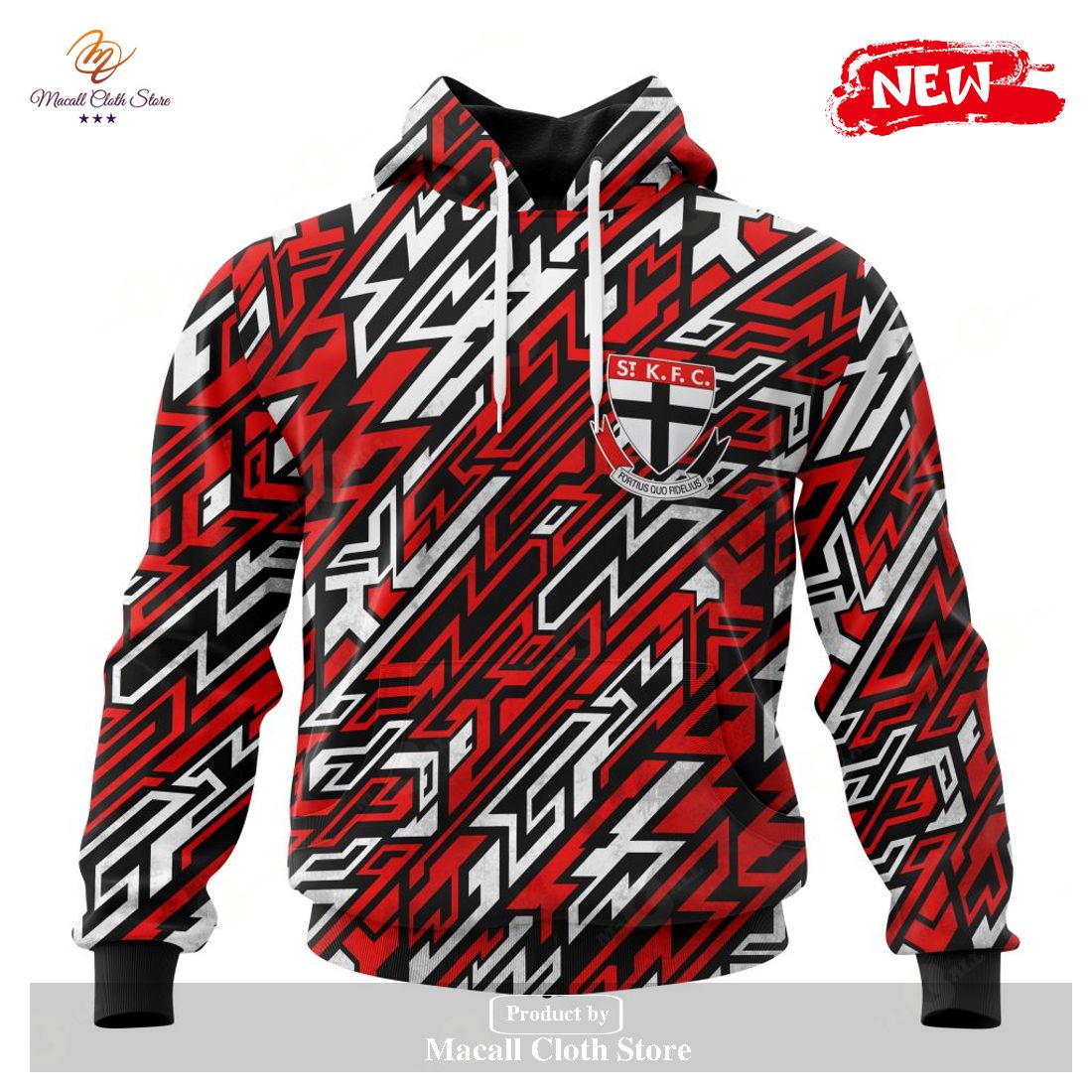 [NEW] Personalized AFL St Kilda Football Club – Specialized Design Wih Morden Art Style Hoodie Sweatshirt 3D