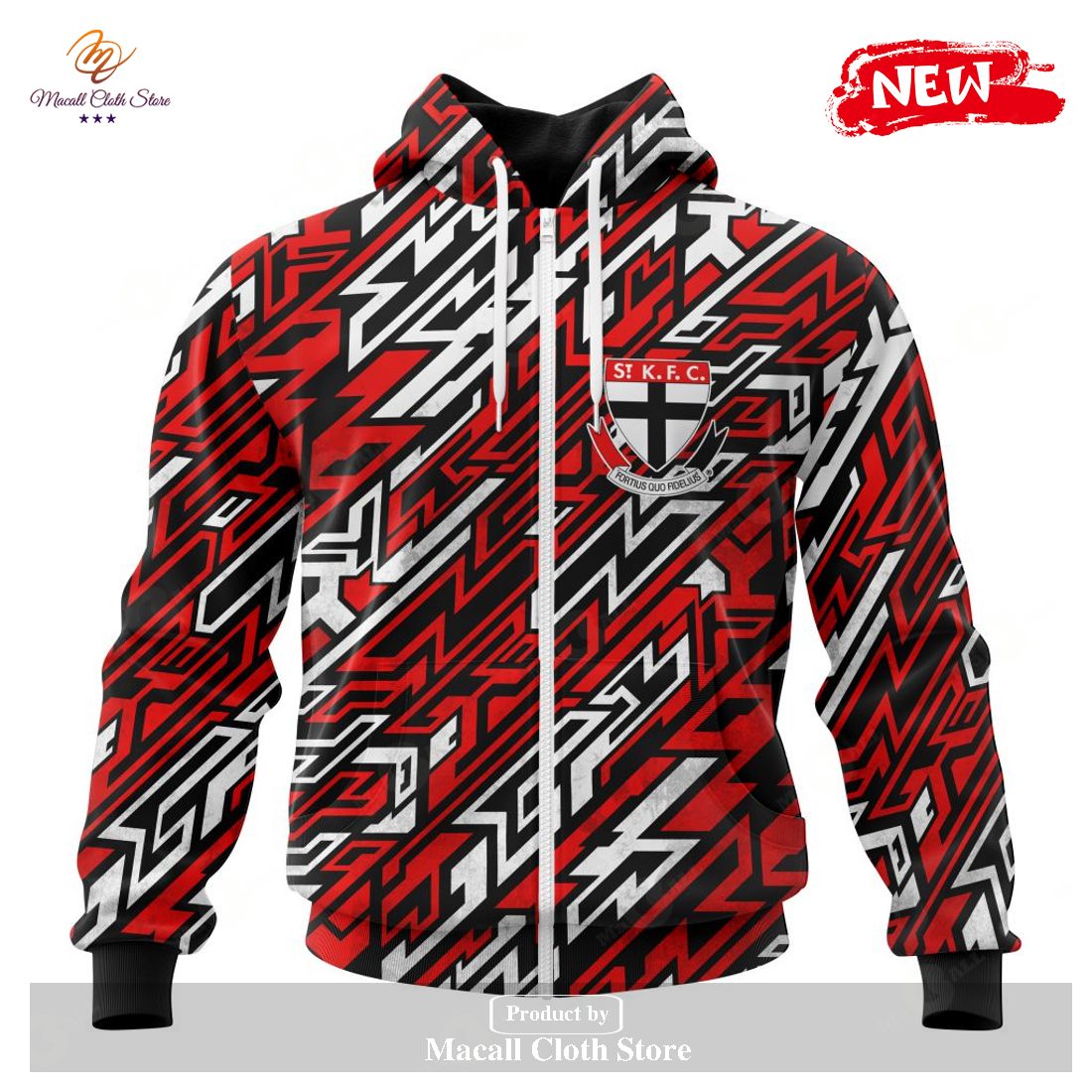 [NEW] Personalized AFL St Kilda Football Club – Specialized Design Wih Morden Art Style Hoodie Sweatshirt 3D