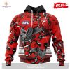 [NEW] Personalized AFL St Kilda Football Club Special Military Camo Hoodie Sweatshirt 3D