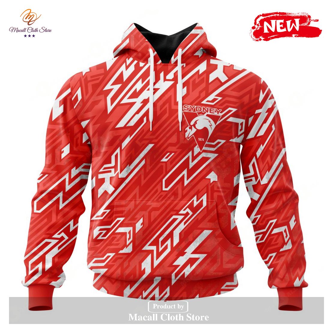 [NEW] Personalized AFL Sydney Swans – Specialized Design Wih Morden Art Style Hoodie Sweatshirt 3D