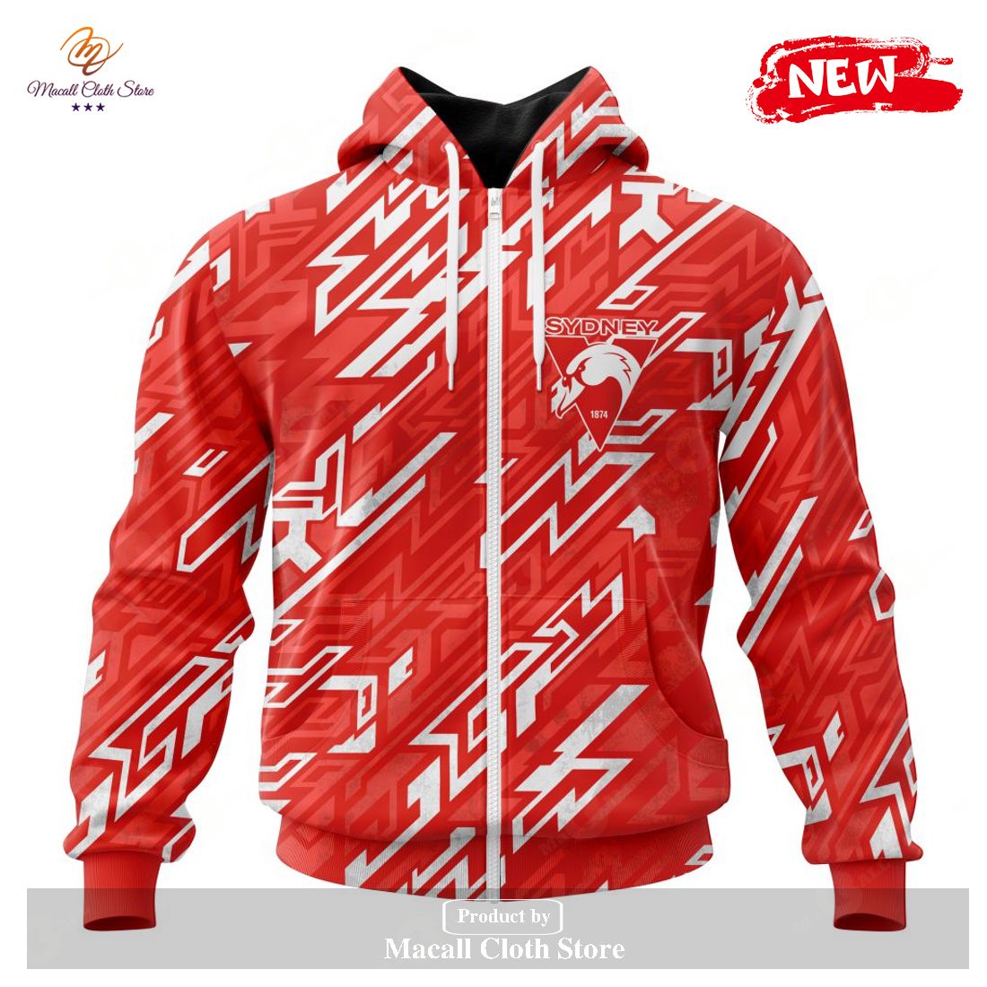 [NEW] Personalized AFL Sydney Swans – Specialized Design Wih Morden Art Style Hoodie Sweatshirt 3D