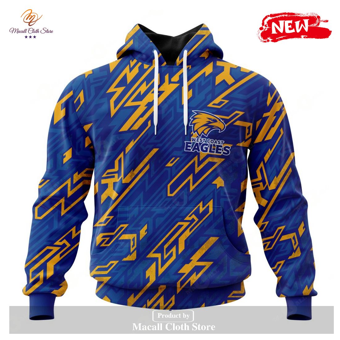 [NEW] Personalized AFL West Coast Eagles – Specialized Design Wih Morden Art Style Hoodie Sweatshirt 3D