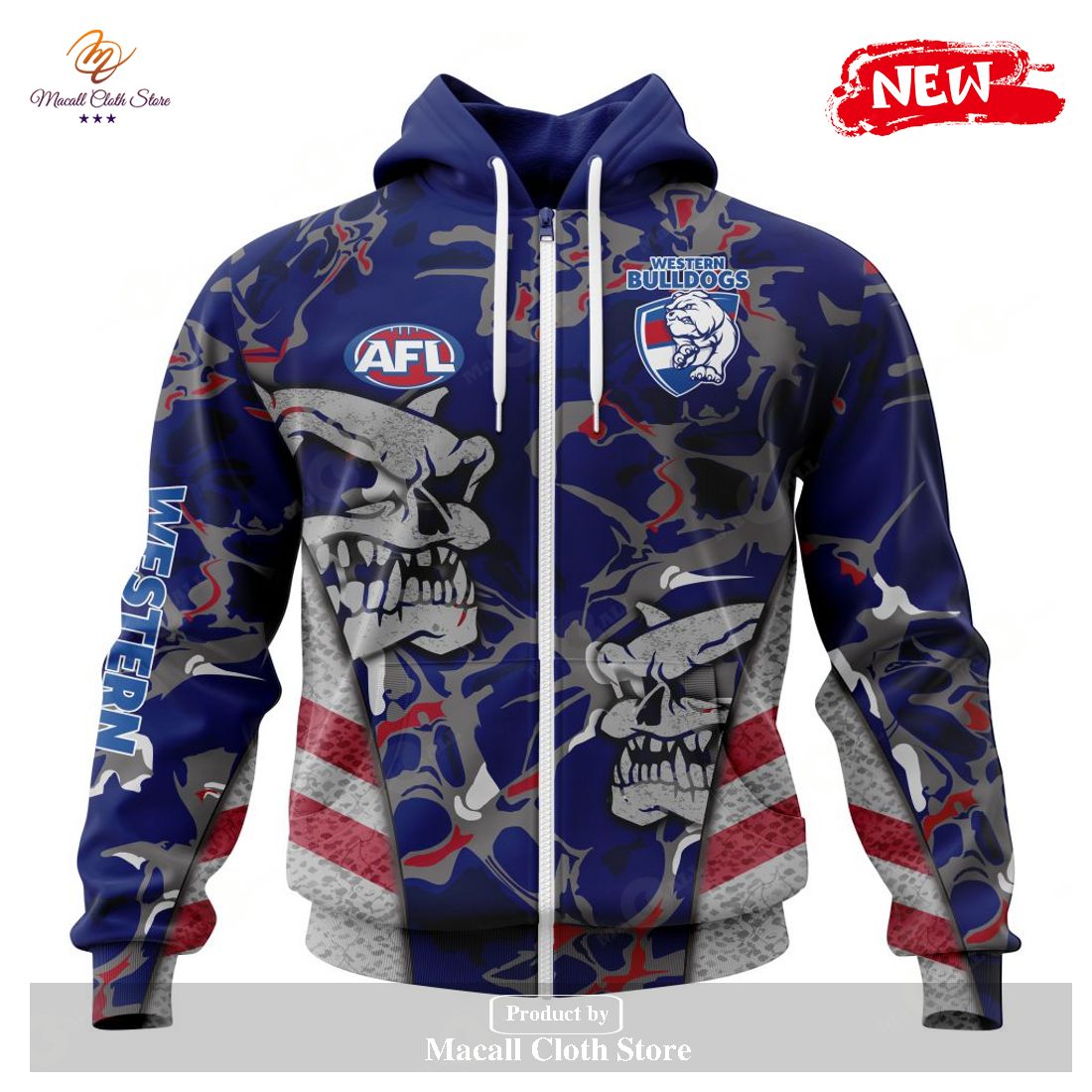 [NEW] Personalized AFL Western Bulldogs – Specialized Design Wih Morden Art Design Hoodie Sweatshirt 3D