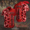 [NEW] ACDC Rock And Roll Red Coconut Tree Design Hawaiian Shirt and Short