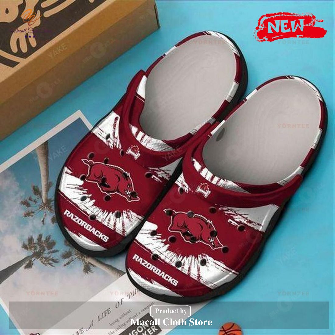 [NEW] Arkansas Razorbacks Unisex Fashion Style For Man and Women Crocs Clog Shoes
