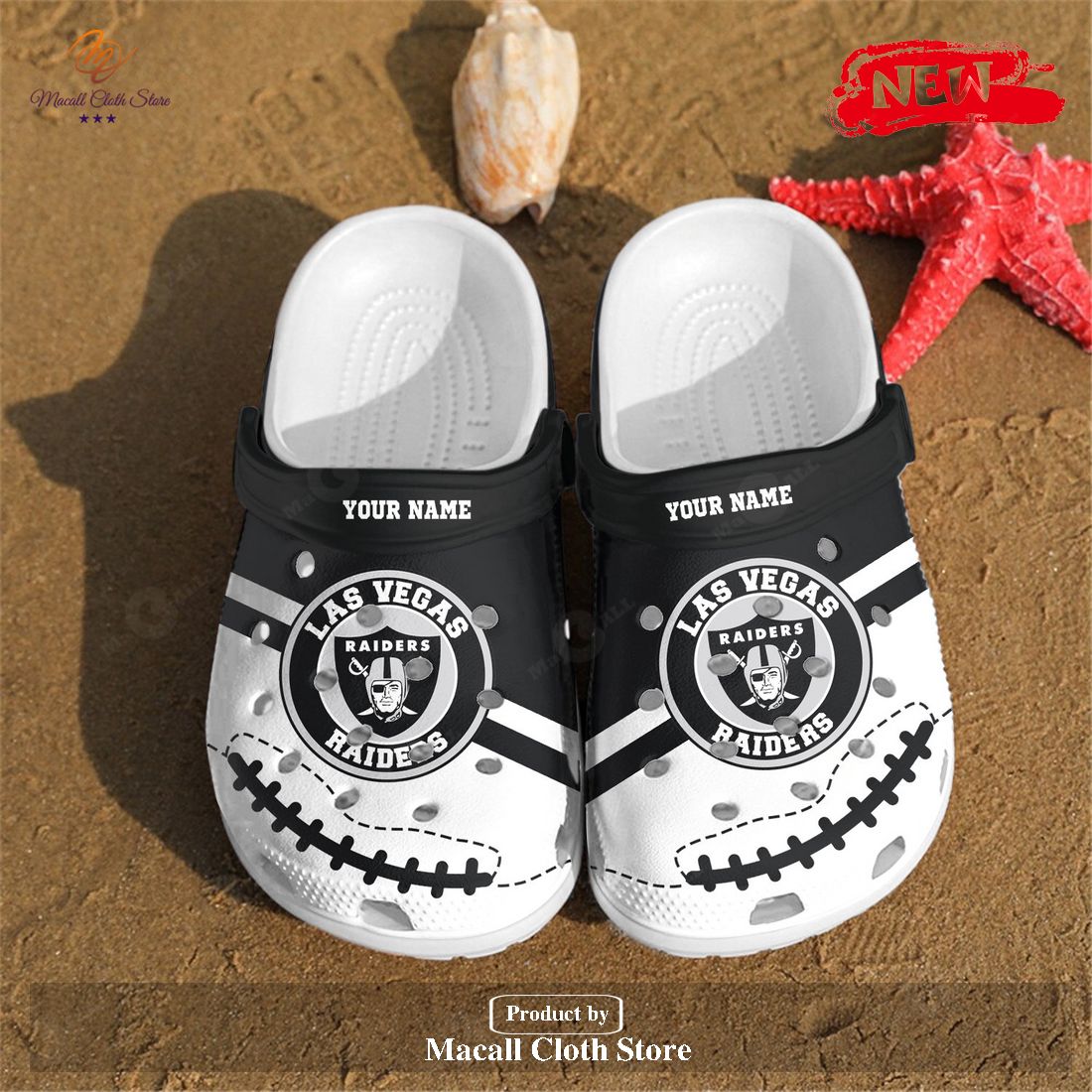 [NEW] Las Vegas Raiders Las Vegas Raiders Las Vegas Raiders Classic Clogs For Man and Women Crocs Clog Shoes