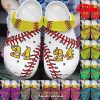 [NEW] Softball Classic Whitesole Softball Player Number For Man and Women Crocs Clog Shoes