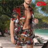 [NEW] Cowhide Revere Collar Highland Cow With Cowhide Bandana Cowhide Gifts for Cowhide Hawaiian Shirt and Short