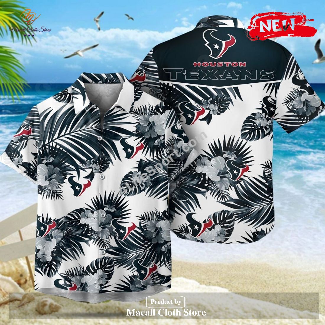 Houston Texans NFL Football Hawaiian Shirt And Short New Summer