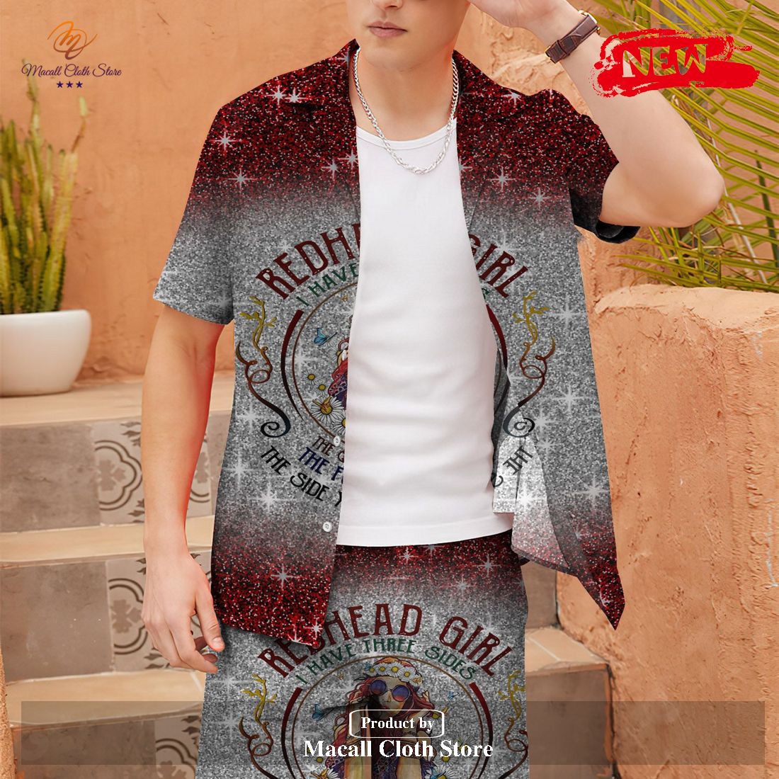 [NEW] Redhead Girl Summer Collection Hawaiian Shirt and Short