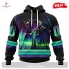 Personalized NHL San Jose Sharks Special Design With Northern Lights Hoodie Sweatshirt 3D