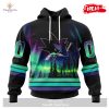 Personalized NHL Seattle Kraken Special Design With Northern Lights Hoodie Sweatshirt 3D