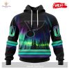 Personalized NHL Tampa Bay Lightning Special Design With Northern Lights Hoodie Sweatshirt 3D