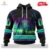 Personalized NHL Tampa Bay Lightning Special Design With Northern Lights Hoodie Sweatshirt 3D