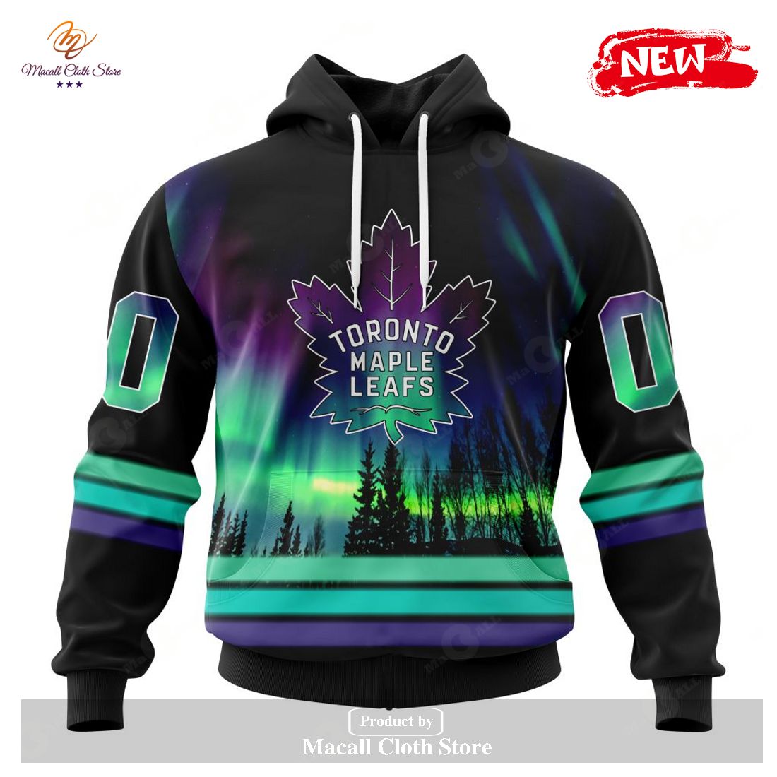 BEST NFL Las Vegas Raiders Special Design With Northern Lights Hoodie