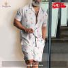 [NEW] Ancient Egypt Cool Short Sleeve Casual Shirt Egypt Blue Gifts for Egypt Hawaiian Shirt and Short