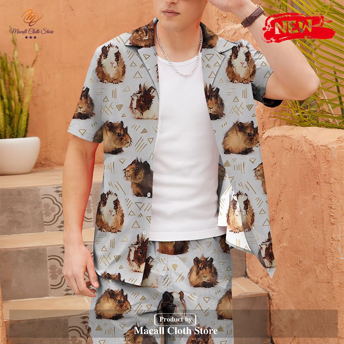 [NEW] Guinea Pig Hawaiian Shirt Book Guinea Pig Short Sleeve Casual Shirt Gifts for Guinea Pig Hawaiian Shirt and Short
