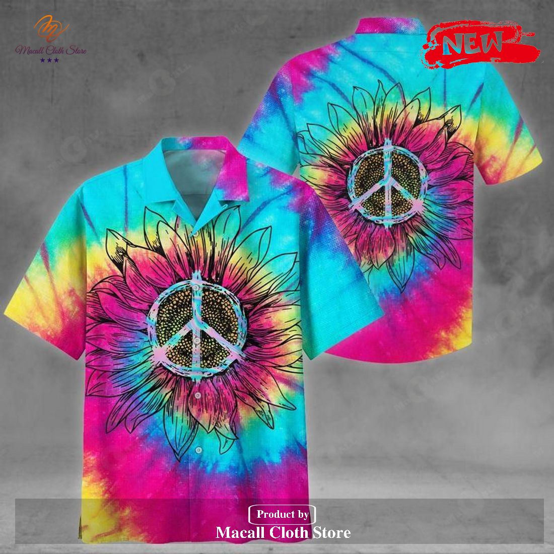 [NEW] Hippie Beach Hot Casual For Men Women Hawaiian Shirt and Short