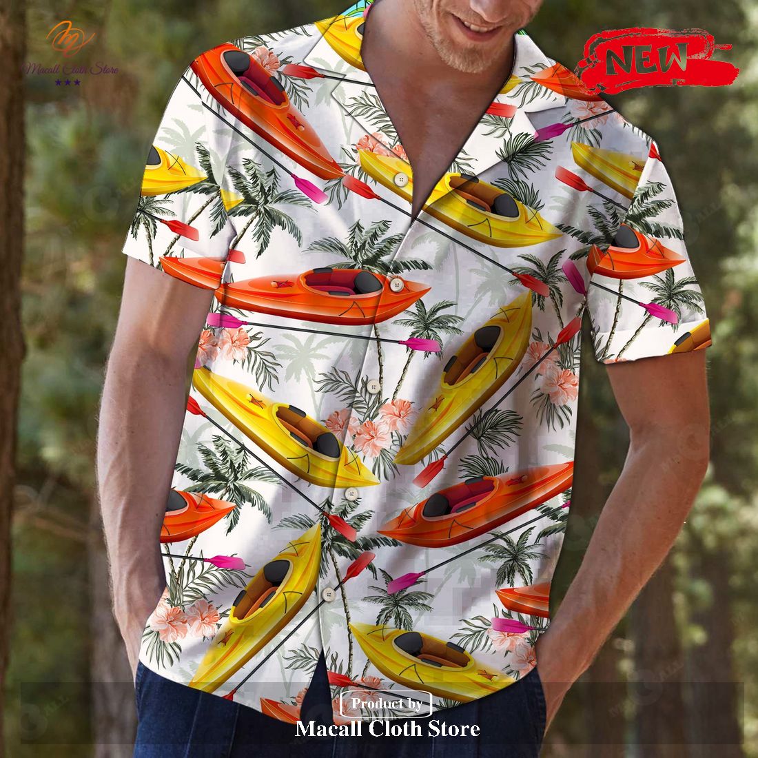 [NEW] Kayak Tropical Vintage Hot Casual Shirts For Men Women Hawaiian Shirt and Short