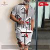 [NEW] Xmas Snow Globe Revere Collar Shirt & Shorts Set Geography Globe Gifts for Globe Hawaiian Shirt and Short