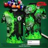 [NEW] PERSONALIZED FLAME SEAMLESS SKULL RIPPED BILLIARDS CUSTOM FOR MEN POLO SHIRT